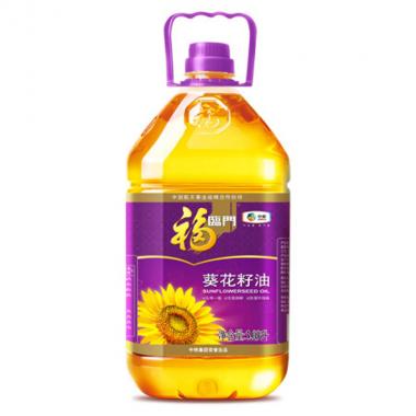 福临门 食用油 压榨一级葵花籽油3.09L 中粮出品