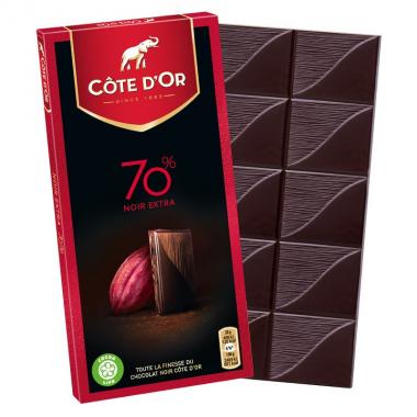 比利时进口克特多金象可可黑巧克力100g装