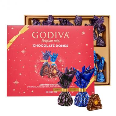 歌帝梵 Godiva 臻粹榛子巧克力礼盒精选20颗装 生日礼物送女友糖果巧克力礼盒 节日礼物两种口味