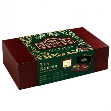 英国亚曼茶AHMAD TEA八种风味组合装原木礼盒