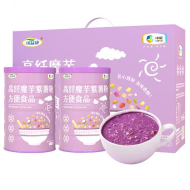 中粮可益康高纤魔芋紫薯粉礼盒1000g