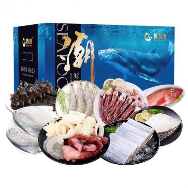 星龙港马到功成海鲜礼盒约3300g