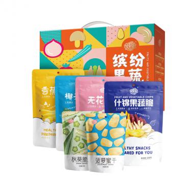 徽珍缤纷果蔬脆礼盒482g