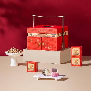 臻味&上新了故宫-1.265kg宫廷菁点云阙中秋礼盒2025